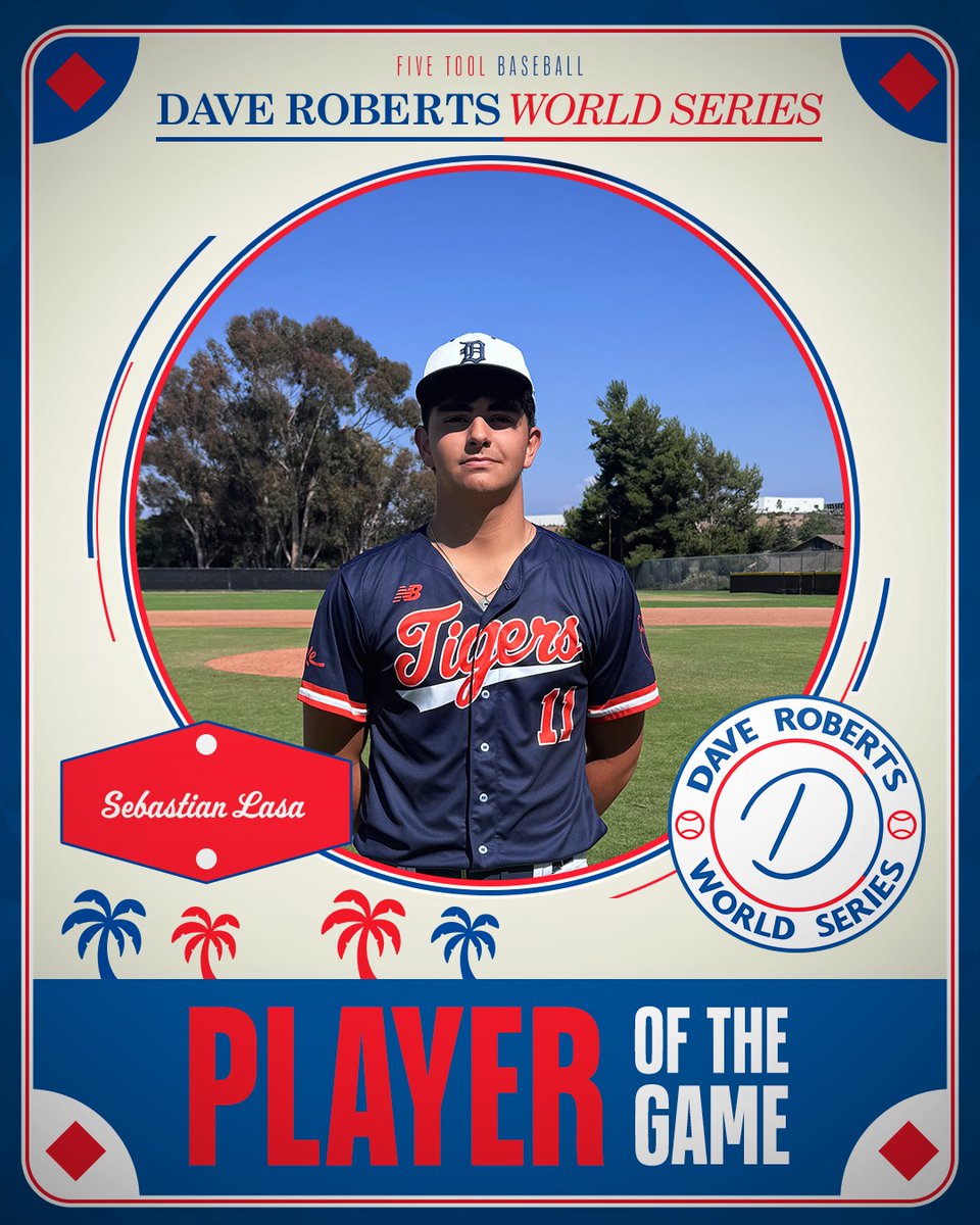 Five Tool California (@fivetoolca) on Twitter photo #DaveRobertsWS F: <a href="/DTigerBaseball/">Dallas Tigers</a> Ahearne/Clay 0, <a href="/Stackedbaseball/">Stacked Baseball</a> 2026 0
PoG: <a href="/seabastian_lasa/">Sebastian Lasa</a> 5 IP, 10K, H, 0R #DaveRobertsWS F: <a href="/DTigerBaseball/">Dallas Tigers</a> Ahearne/Clay 0, <a href="/Stackedbaseball/">Stacked Baseball</a> 2026 0
PoG: <a href="/seabastian_lasa/">Sebastian Lasa</a> 5 IP, 10K, H, 0R