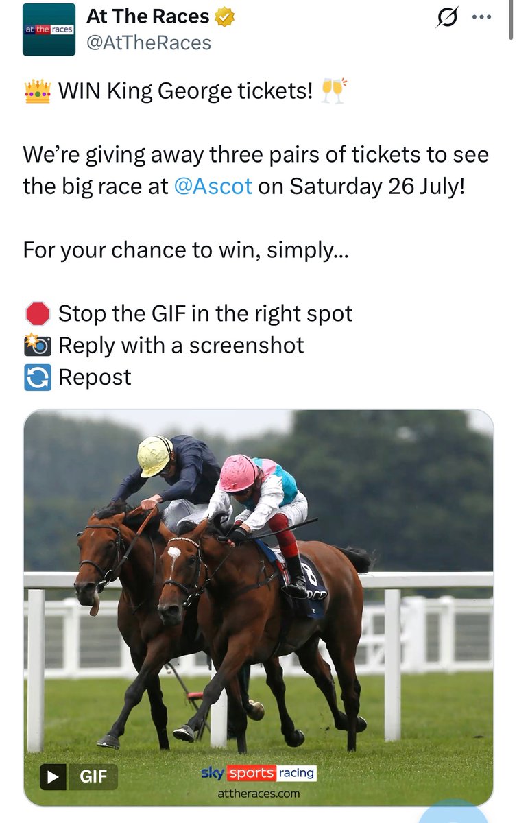 Am33811's tweet photo. @AtTheRaces @Ascot https://t.co/RHcMC9dKIb