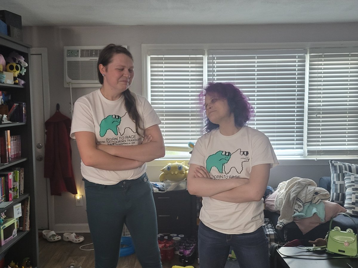 ElizaSheetposts's tweet image. Well one of us is going to have to change...
Happy birthday @GoddessNHoff!!! Getting to know you the past few months getting to know you have been incredible~
Also shout out @snakesandrews for designing a sick shirt