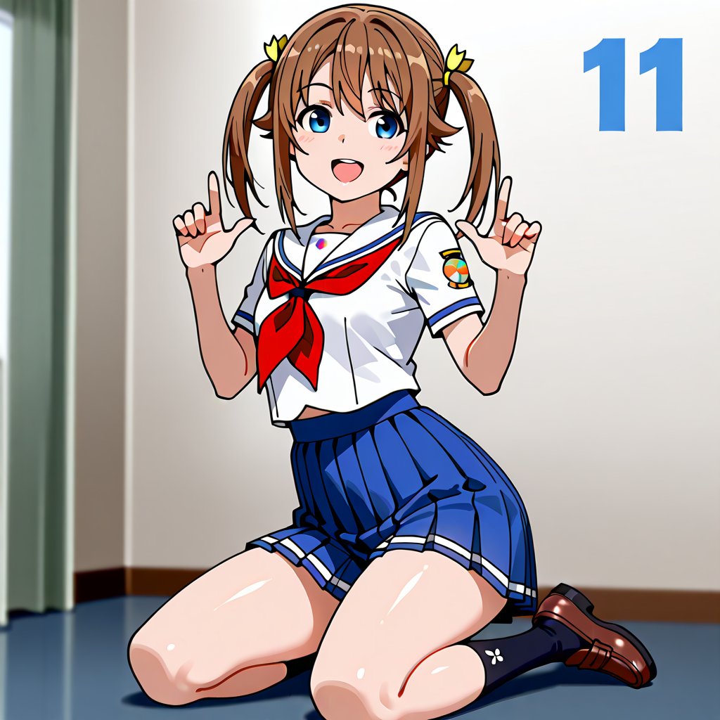 みなさんおはようございます🎶
本日7月20日はミケちゃんの誕生日！

ミケちゃん生成してみたはいいけど 何？横の11って文字💦
やっとこの垢のシャドバンが解除されたので活動再開しますかね✨

#岬明乃 #岬明乃生誕祭2025 #はいふり #ハイスクール・フリート