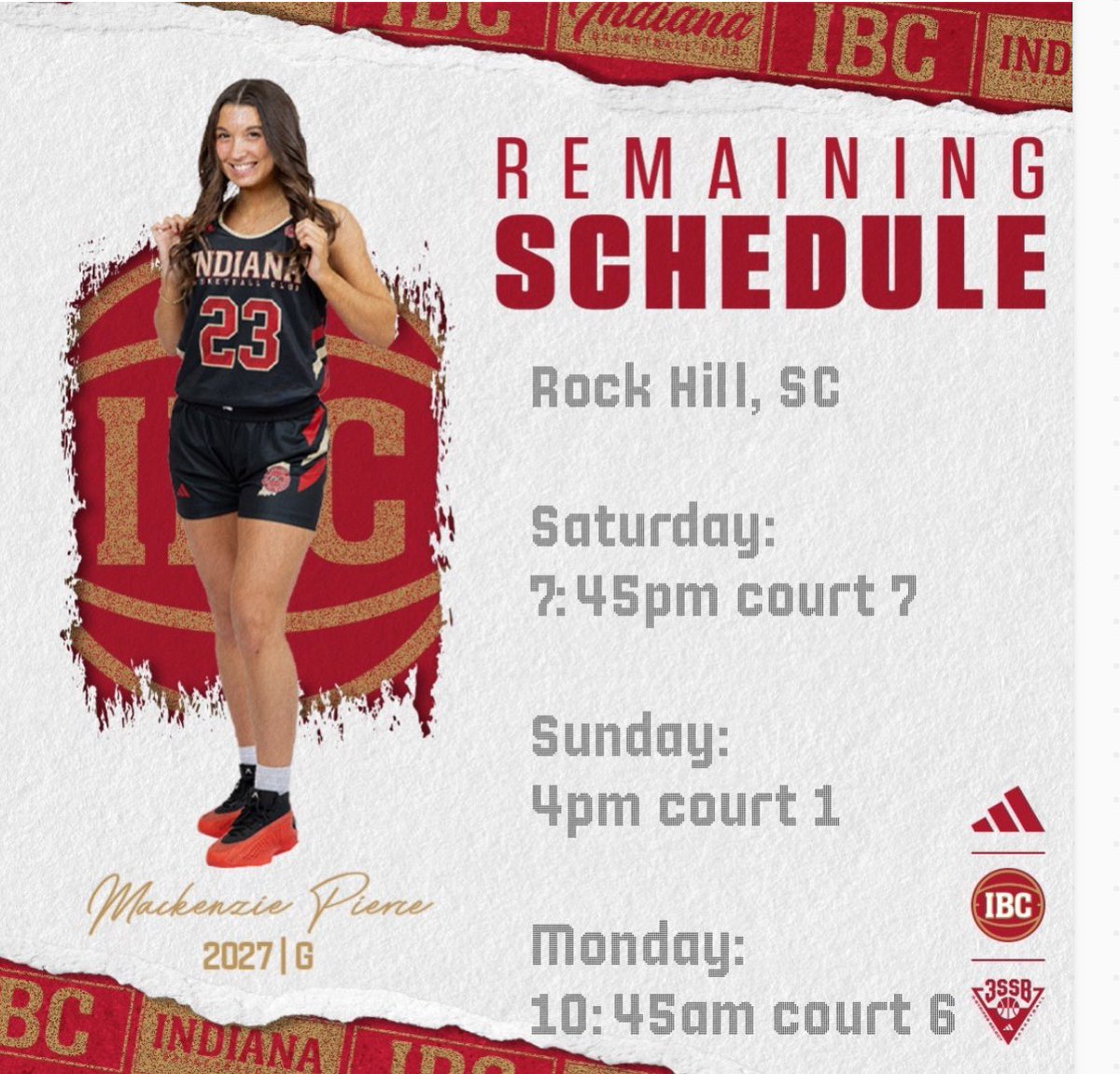 MacPierce2027's tweet image. Come check us out in Rock Hill, SC
@IBC16U3SSB