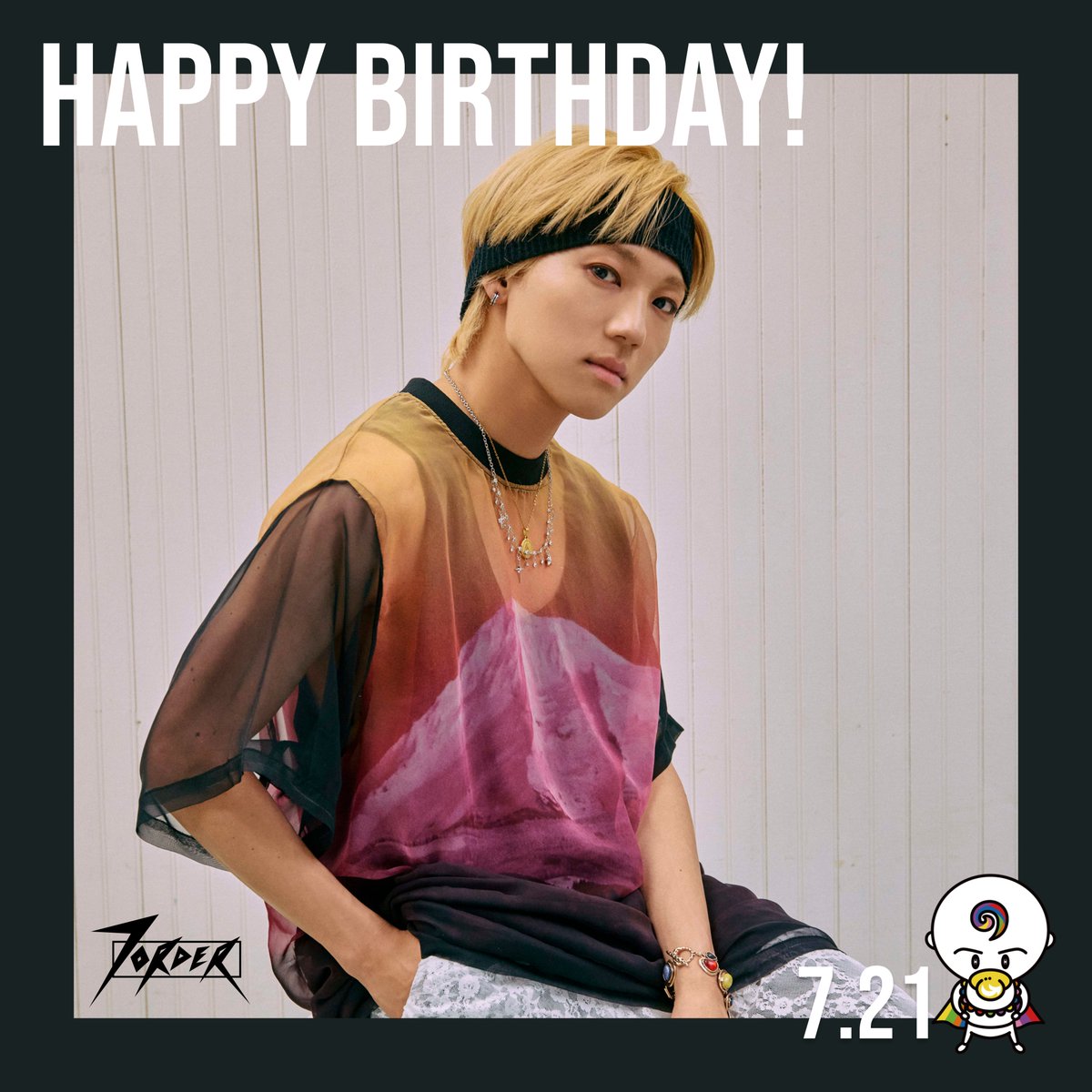 ANYLAND_pr's tweet photo. ＼ 💫Happy Birthday💫／

7月21日は #安井謙太郎 さんのお誕生日です！
心あたたまるお祝いメッセージ、お待ちしています🎊

#7ORDER
#SevenOrder
#Luckysclubへようこそ
#うちの頼れるシャチョー https://t.co/hZBPkZDDYo