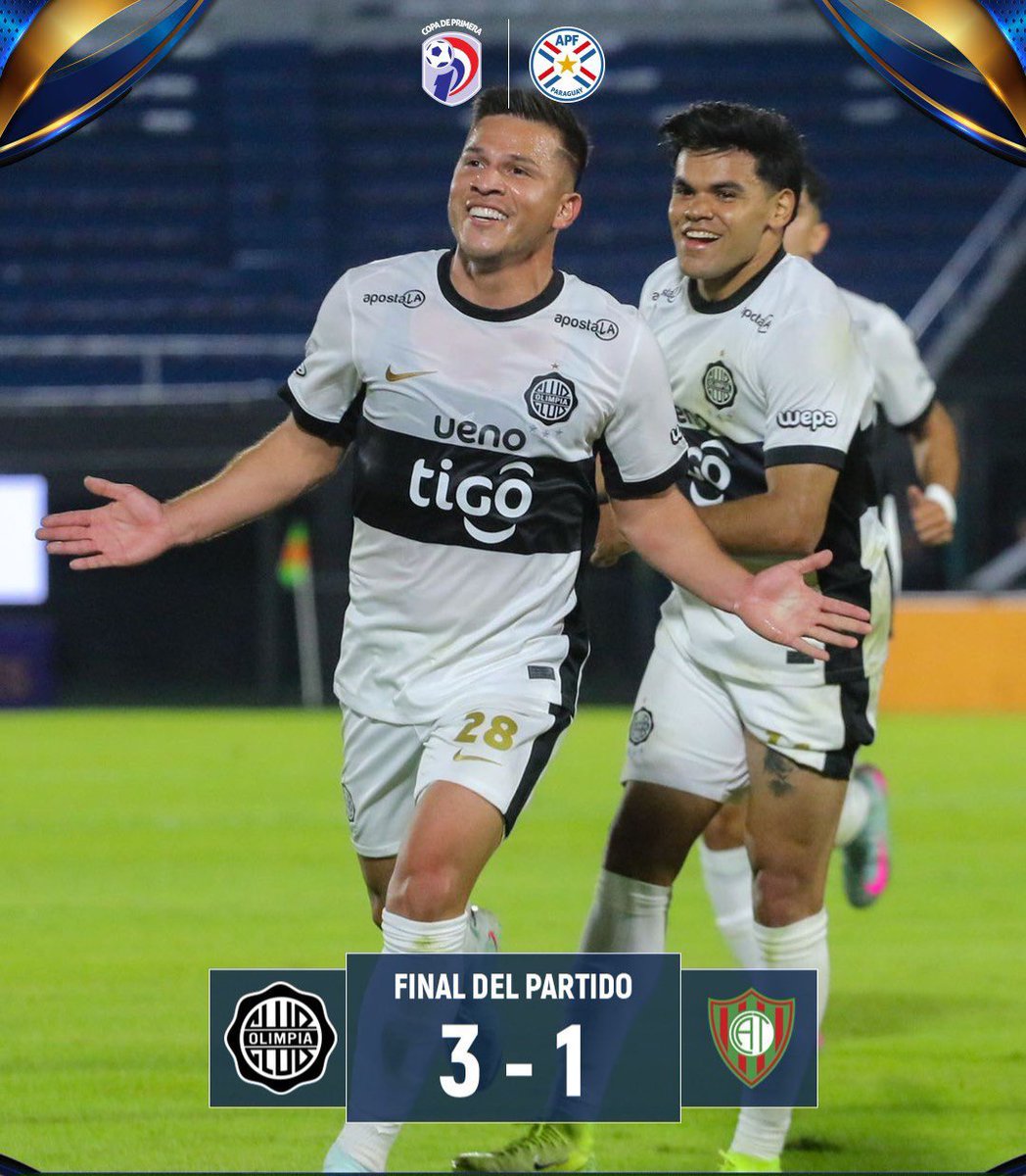 FT: Olimpia 3-1 Tembetary ⚽️

En el debut de Ramón Díaz como DT del Decano, el Franjeado obtuvo su primera victoria en el Clausura.

Además, cortó una racha de 7 partidos sin ganar.