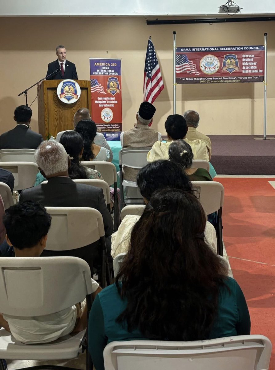 RepBrianFitz's tweet image. I was honored to join ORMA International for their inaugural America250 Council kick-off celebration.
As we approach 250 years of our nation’s founding, we reflect on the people who chose America—and who, through hard work, faith, and love of freedom, made it stronger—like our…