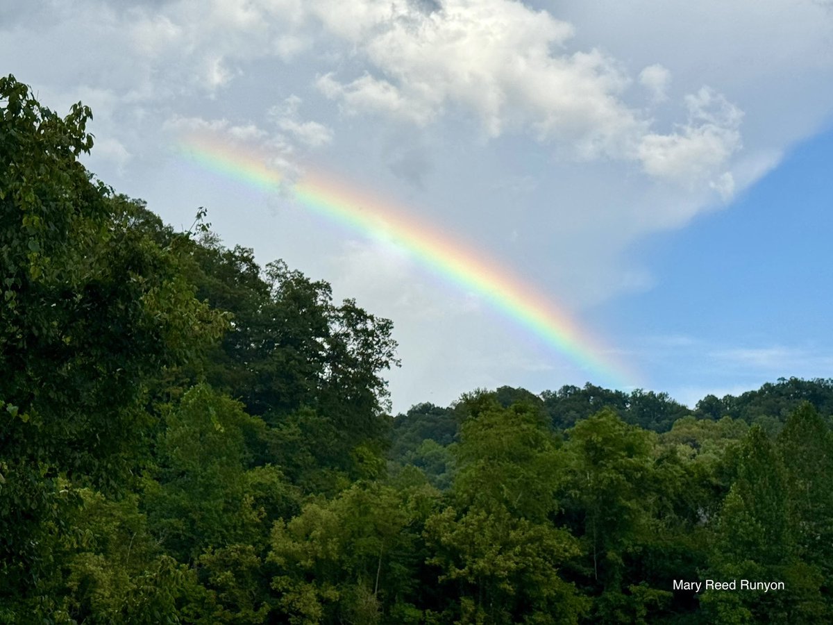 MaryReedRunyon1's tweet image. #Rainbow 🌈 @WYMT @brobwx @WSAZBrandon @SpencerWeather @cjwxguy56 @Kentuckyweather @jloganwxguy #kywx #sekywx #ekywx