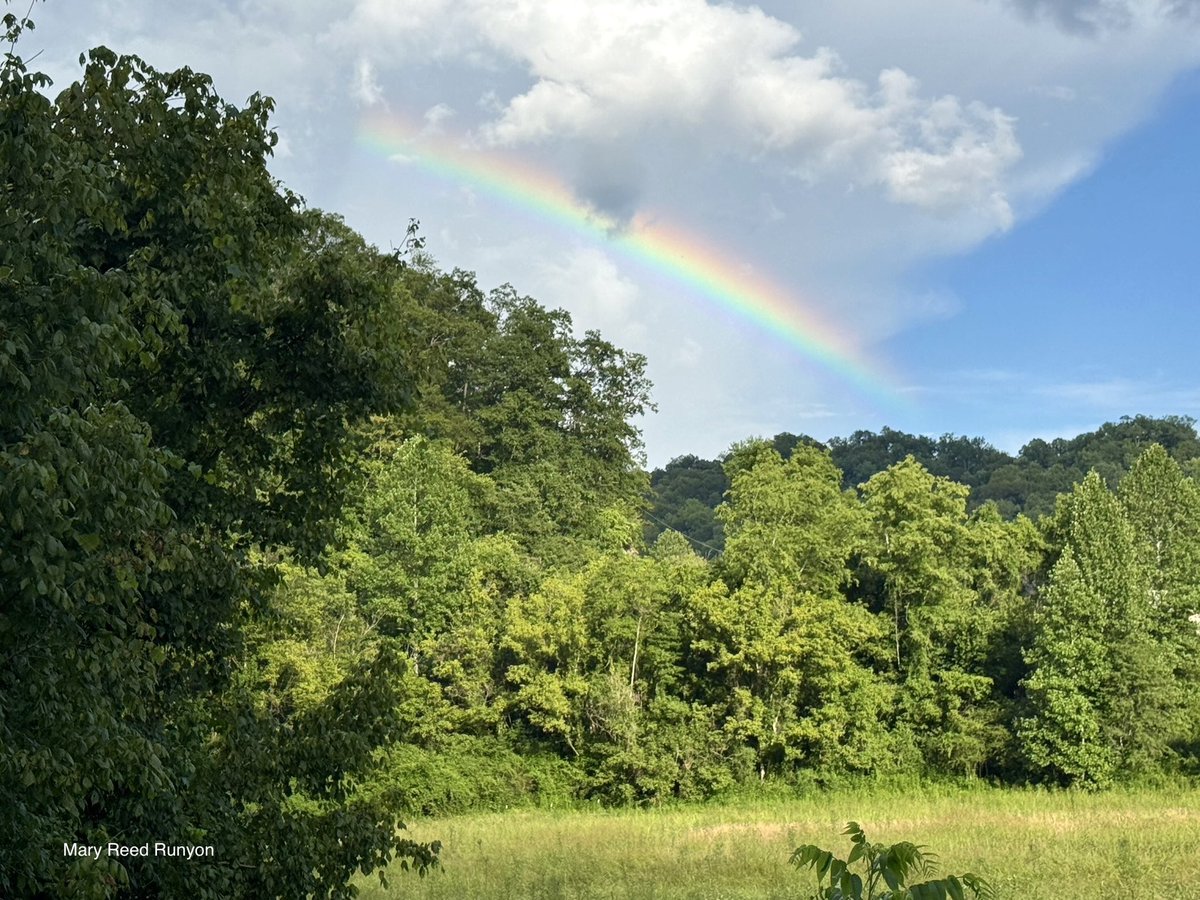MaryReedRunyon1's tweet image. #Rainbow 🌈 @WYMT @brobwx @WSAZBrandon @SpencerWeather @cjwxguy56 @Kentuckyweather @jloganwxguy #kywx #sekywx #ekywx