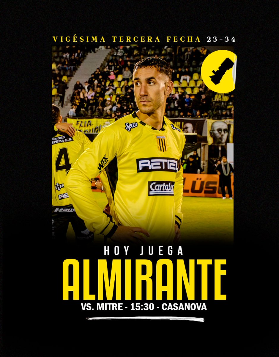 ¡Hoy juega Almirante Brown!

#DaleBrown 🖤💛