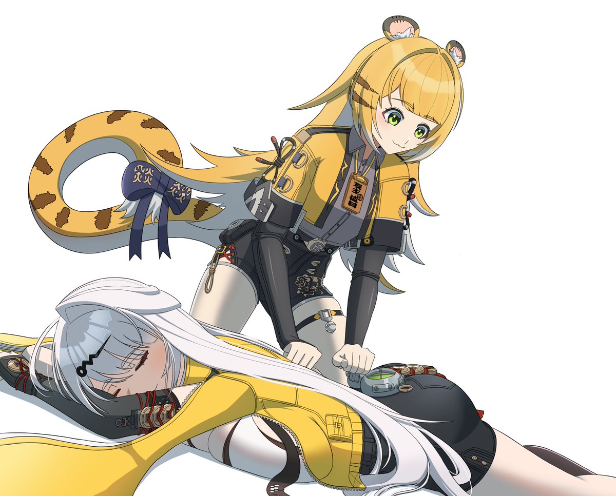 cat kneading #ゼンゼロ #ZenlessZoneZero #JuFufu #YiXuan #儀玄 #橘福福