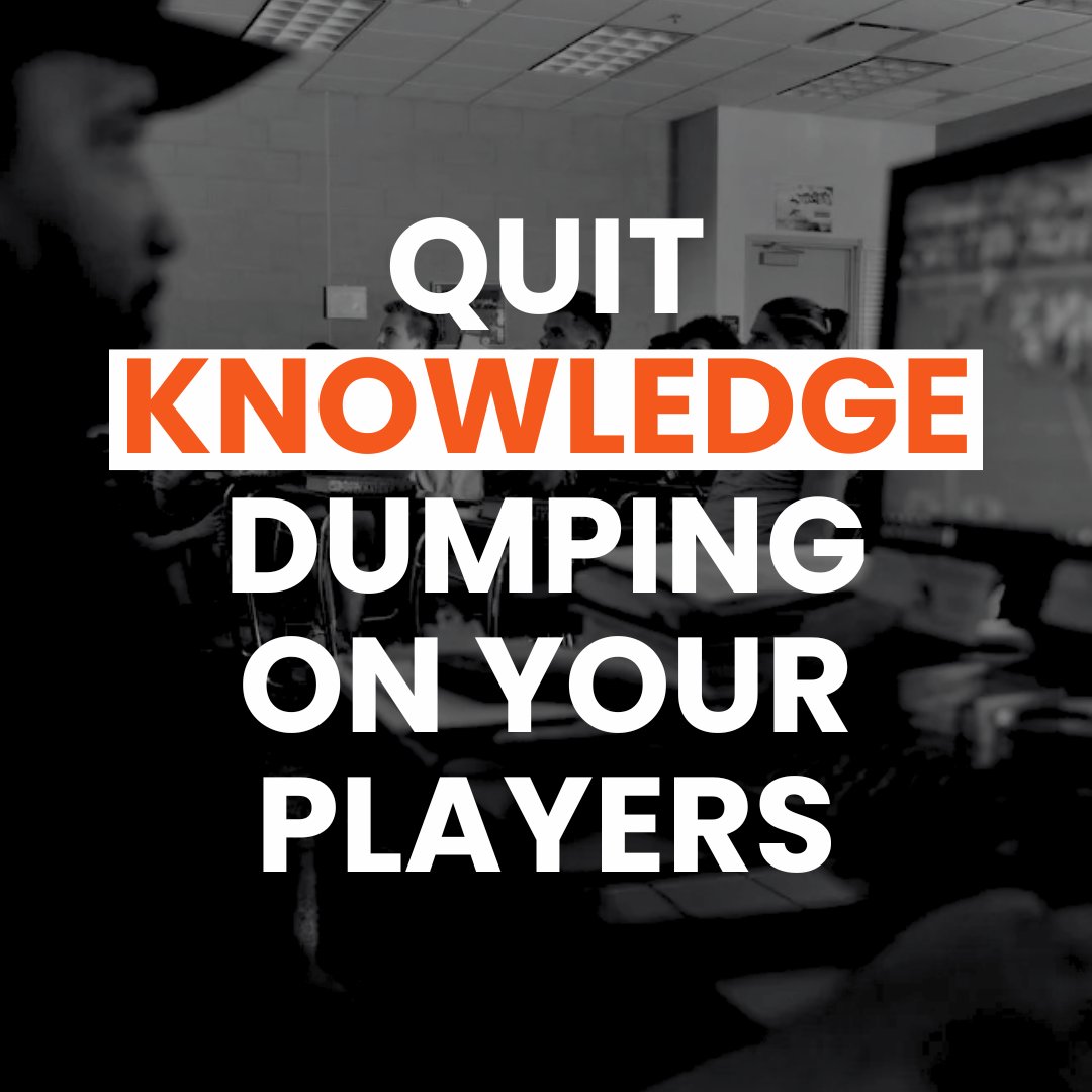 Wardbord_'s tweet image. 🚫 Stop the Knowledge Dump 🏈
📱 Start Teaching Today’s Players the Way They Learn.
Still handing out scouting reports and rattling off feedback all at once, hoping it sticks? That method doesn’t work anymore. Today’s players are digital natives—they learn on-demand, through…