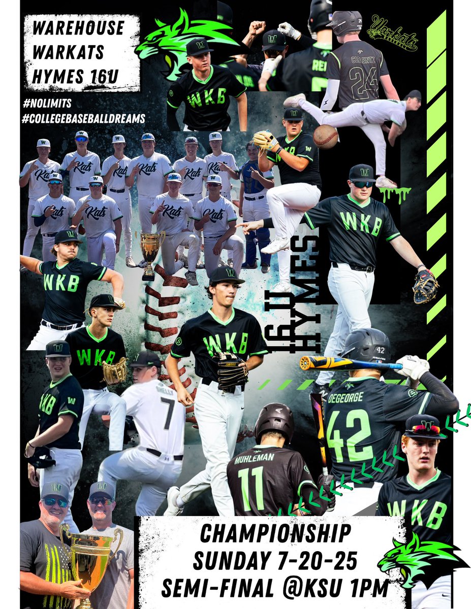 WARKATS 16U- HYMES (@warkatshymes) on Twitter photo 🚨3 shutout wins and timely hitting lead to the #1 seed in the Kent/Akron 16/17U Open 🔥#letemknow Go Kats😎🔥
<a href="/965MWC_Scouting/">Midwest Challenge Tournaments Scouting Coverage</a>
<a href="/WWarkats/">Warehouse WarKats</a> <a href="/weldyprep/">Kyle Weldon</a> #championshipSunday⚾️
🟢<a href="/lccsHARDBALL/">LAKE CENTER CHRISTIAN BASEBALL PROGRAM</a> 🔥
⚫️ <a href="/hoover_vikings/">Hoover Vikings Baseball</a> ⚾️
🟢 <a href="/Woo_Baseball/">Woo_Baseball</a> 🔥
⚫️ <a href="/MTigerBaseball/">Massillon Baseball</a> ⚾️
🟢 <a href="/LepsBaseball/">Leopard baseball</a> 🔥
⚫️ 🚨3 shutout wins and timely hitting lead to the #1 seed in the Kent/Akron 16/17U Open 🔥#letemknow Go Kats😎🔥
<a href="/965MWC_Scouting/">Midwest Challenge Tournaments Scouting Coverage</a>
<a href="/WWarkats/">Warehouse WarKats</a> <a href="/weldyprep/">Kyle Weldon</a> #championshipSunday⚾️
🟢<a href="/lccsHARDBALL/">LAKE CENTER CHRISTIAN BASEBALL PROGRAM</a> 🔥
⚫️ <a href="/hoover_vikings/">Hoover Vikings Baseball</a> ⚾️
🟢 <a href="/Woo_Baseball/">Woo_Baseball</a> 🔥
⚫️ <a href="/MTigerBaseball/">Massillon Baseball</a> ⚾️
🟢 <a href="/LepsBaseball/">Leopard baseball</a> 🔥
⚫️