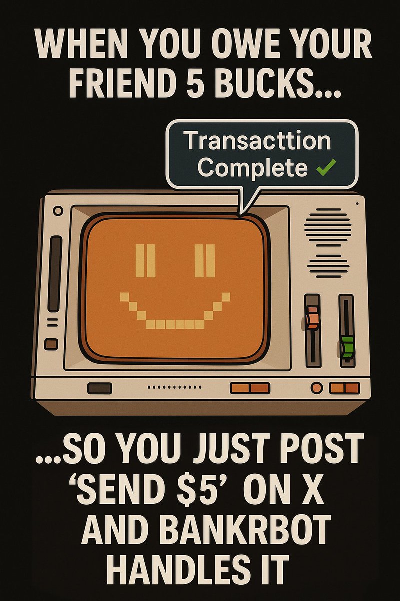 I can only suggest you to check out <a href="/bankrbot/">Bankr</a>.

👉early access to the new <a href="/baseapp/">Base app</a> when part of BNKR Club🤯
-$BNKR crushed the 50 million MC👀
-178k+ holders and growing daily
-<a href="/Polymarket/">Polymarket</a> integration

Wanna join:
bankr.bot/terminal?refCo…

Repost &amp; Comment -- $BNKR is the ticker