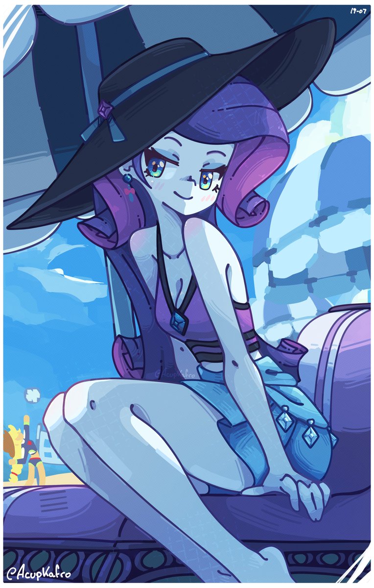 acupkafro's tweet image. Rarity 🏖️
#mlp #EquestriaGirls
