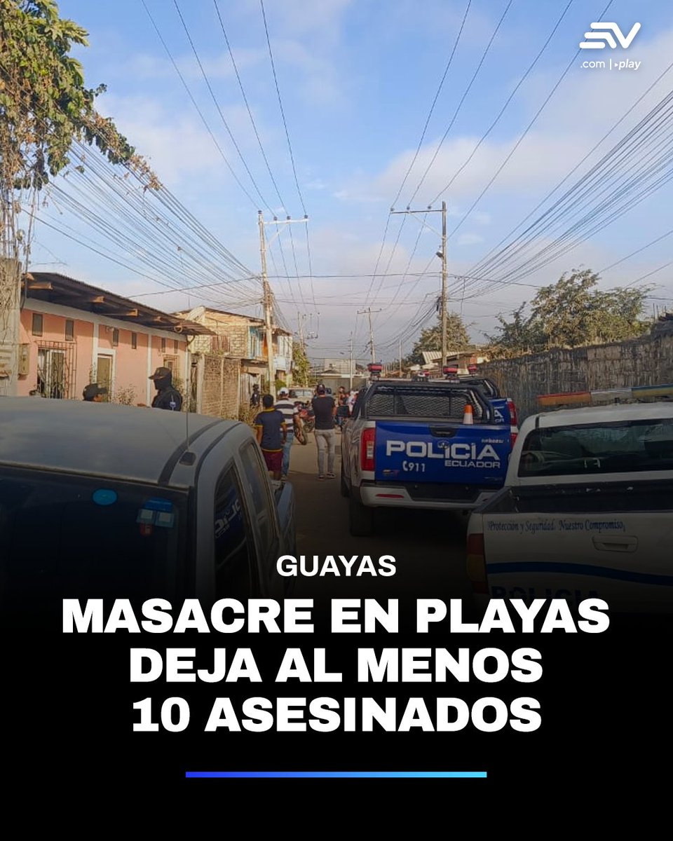 Ecuavisa Noticias (@ecuavisainforma) on Twitter photo 🔴 El cantón General Villamil Playas, #Guayas, fue escenario de una cruenta masacre a las 15:00 de este sábado 19 de julio, cuando sujetos armados con fusiles acribillaron a personas que estaban reunidas en un billar del barrio Santa Isabel. 👉 bit.ly/46libsY 🔴 El cantón General Villamil Playas, #Guayas, fue escenario de una cruenta masacre a las 15:00 de este sábado 19 de julio, cuando sujetos armados con fusiles acribillaron a personas que estaban reunidas en un billar del barrio Santa Isabel. 👉 bit.ly/46libsY