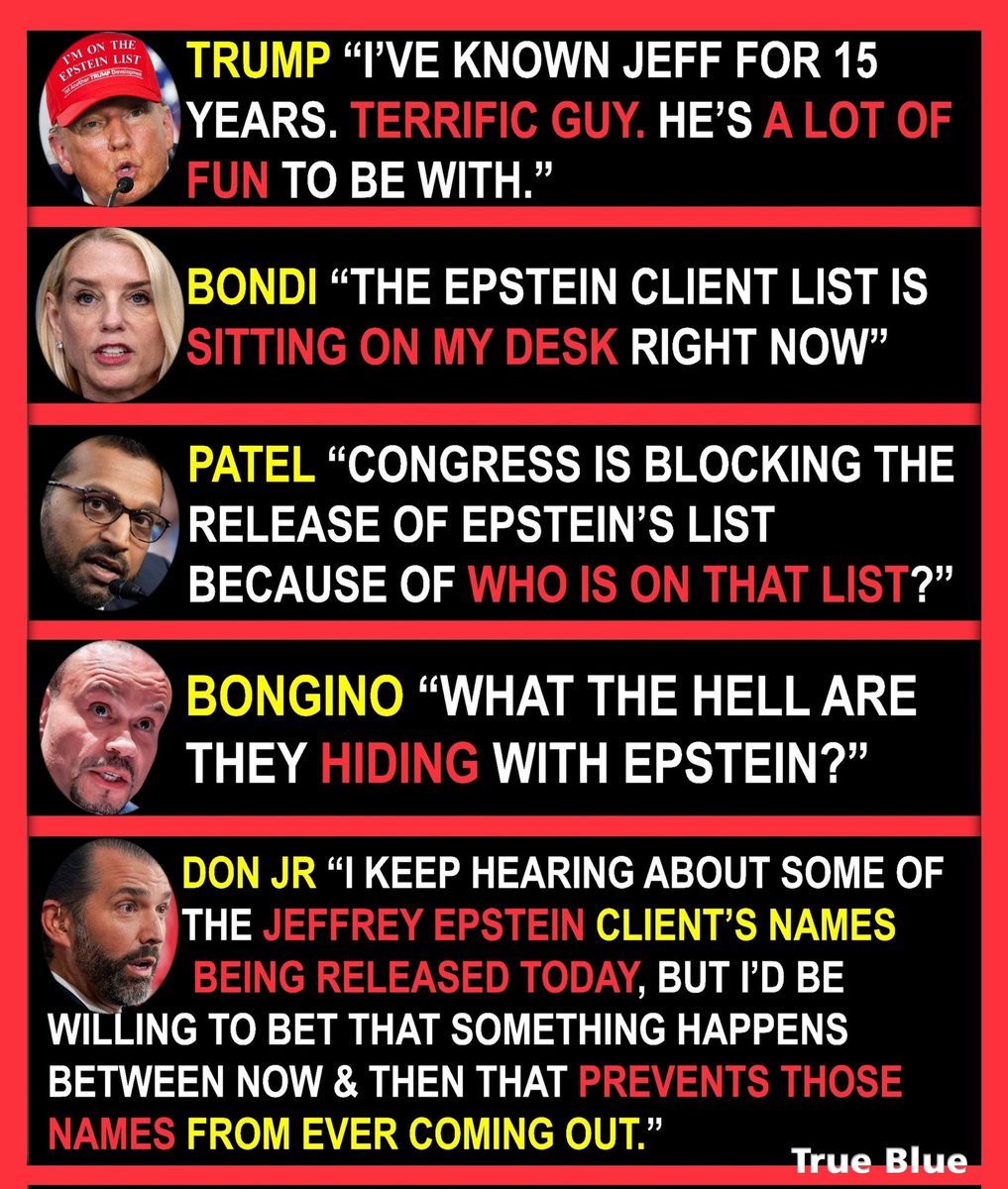 It's SICKENING that they're  all NOW PROTECTING pedophiles &amp; sex offenders.

And deeply disturbing that they DON'T CARE about the victims!

#EpsteinTrumpCoverUp