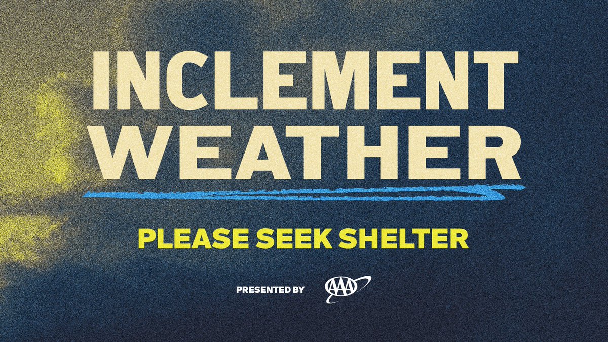 Nashville SC (@nashvillesc) on Twitter photo Due to severe weather in the area, we are sheltering in place. Stay tuned for updates.
If you’re in GEODIS Park, please exit the seating bowl and seek shelter on the concourse. Due to severe weather in the area, we are sheltering in place. Stay tuned for updates.
If you’re in GEODIS Park, please exit the seating bowl and seek shelter on the concourse.