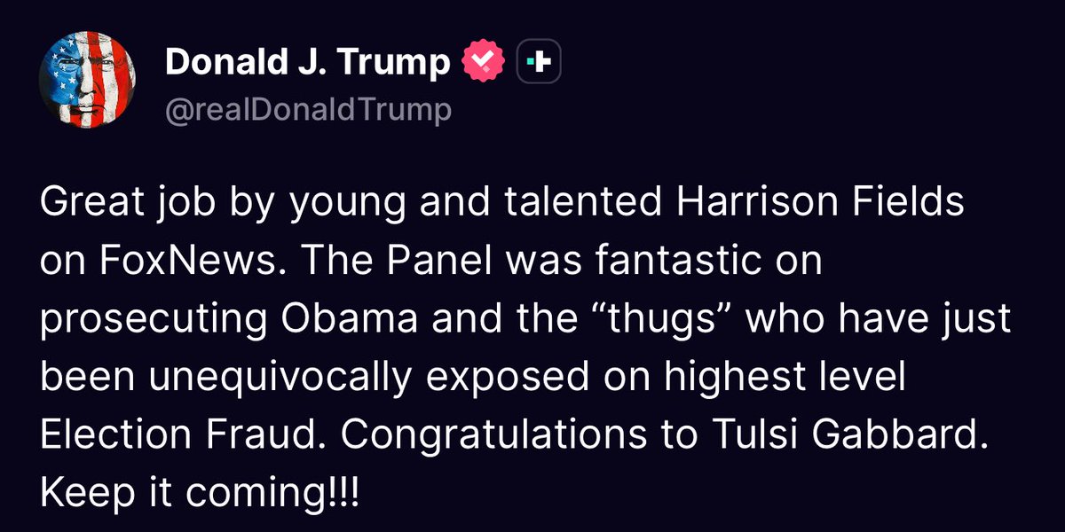 HFields47's tweet image. Thank you, Mr. President.
Accountability is coming.
Glory to GOD.