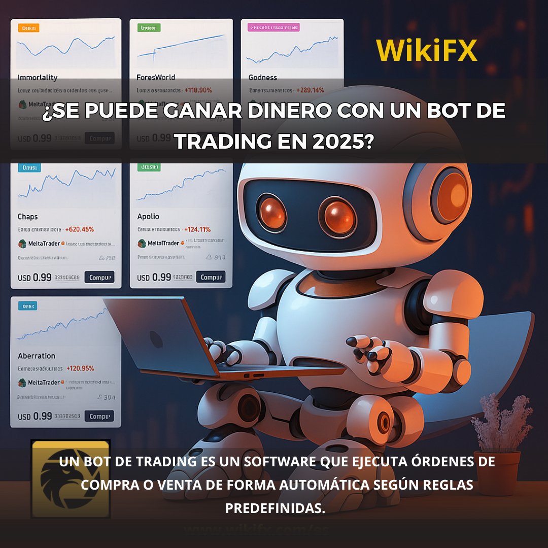 WikifxEs's tweet image. ¿Se puede ganar dinero con un bot de trading en 2025?

Un bot de trading es un software que ejecuta órdenes de compra o venta de forma automática según reglas predefinidas. 

#Botdetrading #ExpertAdvisor #Tradingautomatico