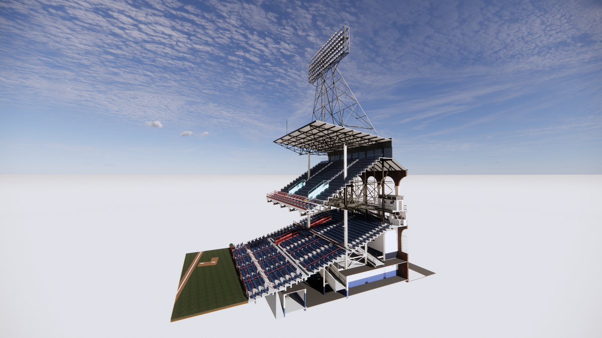 Ballpark design is often best understood in cross-section. Four ballpark classics including League Park (1910), old Comiskey (1910), Crosley Field (1912), and Ebbets Field (1913), all met unique challenges as baseball and cities grew in the early 20th century. #Ballpark #MLB