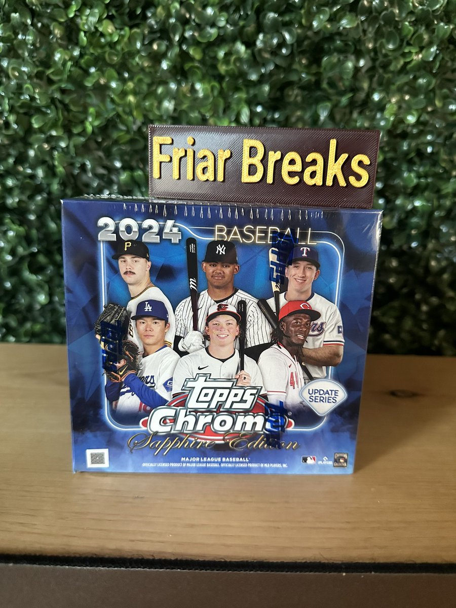 FriarBreaks's tweet image. FRIAR BREAKS #479

2024 Chrome…UPDATE sapphire 👀👀👀

$60/ Pick ONE Get ONE! 

Pirates are locked! 

4 spots left!