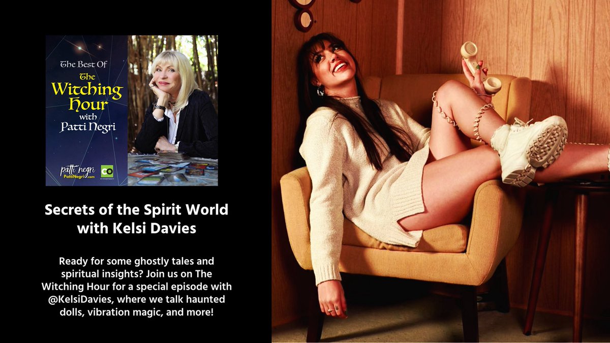PARAFlixx paranormal+ (@paraflixx) on Twitter photo paraflixx.com ✨ Season 2 of The Best of the Witching Hour with the amazing Patti Negri is almost here! ✨ <a href="/PattiNegri/">Patti Negri</a>
Tune in Friday, August 1 for an all-new season featuring incredible celebrity and special guests, including the one and only <a href="/kelsiidaviess/">Kelsi Davies</a> 📺 paraflixx.com ✨ Season 2 of The Best of the Witching Hour with the amazing Patti Negri is almost here! ✨ <a href="/PattiNegri/">Patti Negri</a>
Tune in Friday, August 1 for an all-new season featuring incredible celebrity and special guests, including the one and only <a href="/kelsiidaviess/">Kelsi Davies</a> 📺