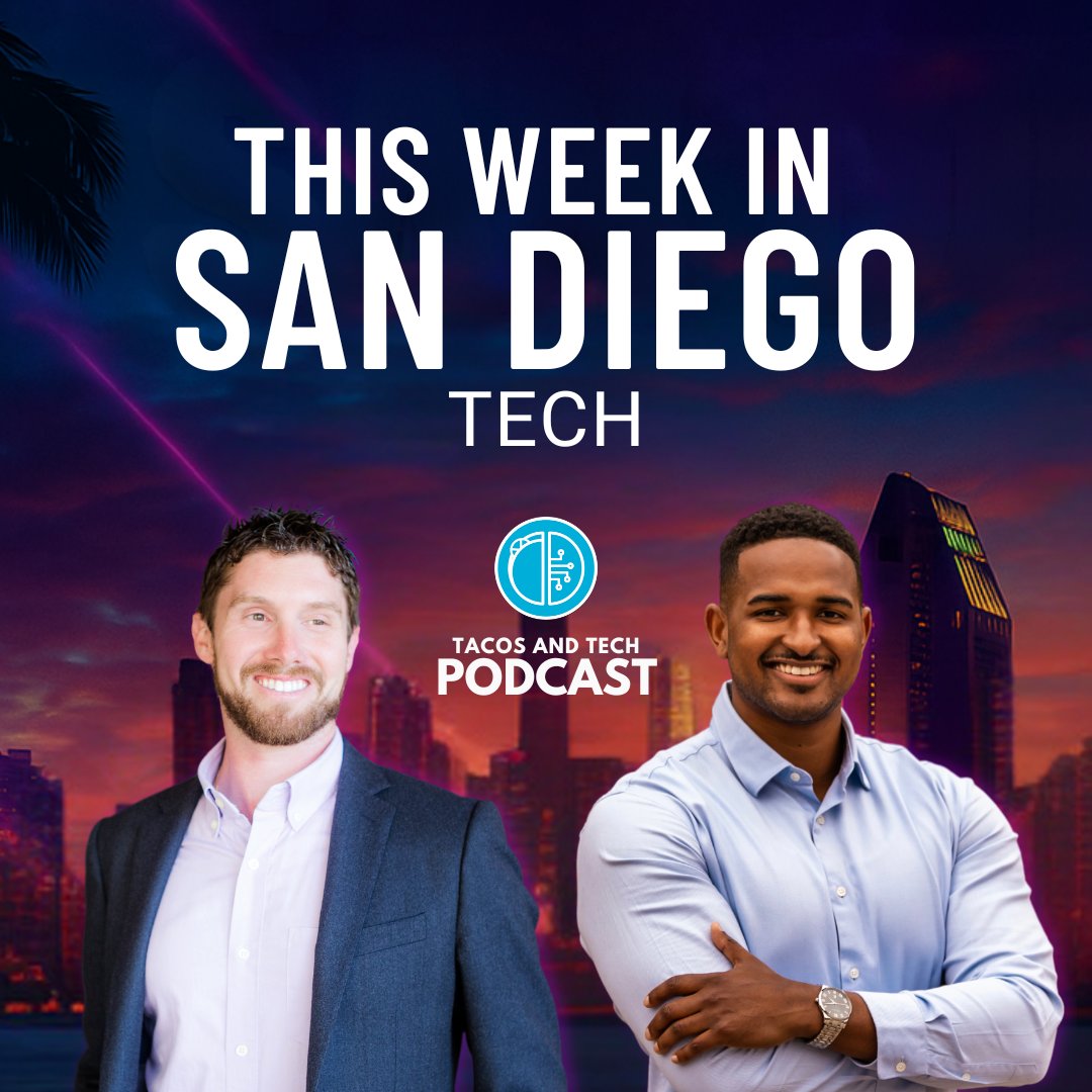 Neal Bloom (@nealbloom) on Twitter photo New episode of This Week in San Diego Tech is live!
<a href="/fredmgrier/">Fred Grier</a> & I talk <a href="/Field_Medical_/">Field Medical, Inc.</a> speedy raise, Firestorm’s drone factory, the latest in AI M&A, new CPGs at Sprouts, Novartis' big lease, and much more.
Listen here <a href="/TacosAndTechPod/">Tacos & Tech Podcast 🌮🤖🎙</a> New episode of This Week in San Diego Tech is live!
<a href="/fredmgrier/">Fred Grier</a> & I talk <a href="/Field_Medical_/">Field Medical, Inc.</a> speedy raise, Firestorm’s drone factory, the latest in AI M&A, new CPGs at Sprouts, Novartis' big lease, and much more.
Listen here <a href="/TacosAndTechPod/">Tacos & Tech Podcast 🌮🤖🎙</a>