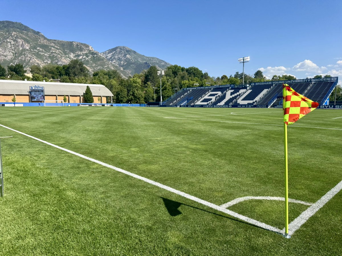 The stage is 𝙎𝙀𝙏 at BYU South Field 🏟️