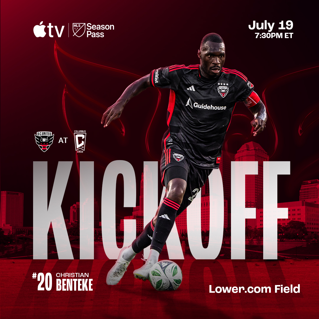dcunited's tweet image. 1' 隆Rueda el bal贸n en el @LowerFieldCbus!
Watch #CLBvDC on @AppleTV on #MLSSeasonPass: apple.co/3THwuAu