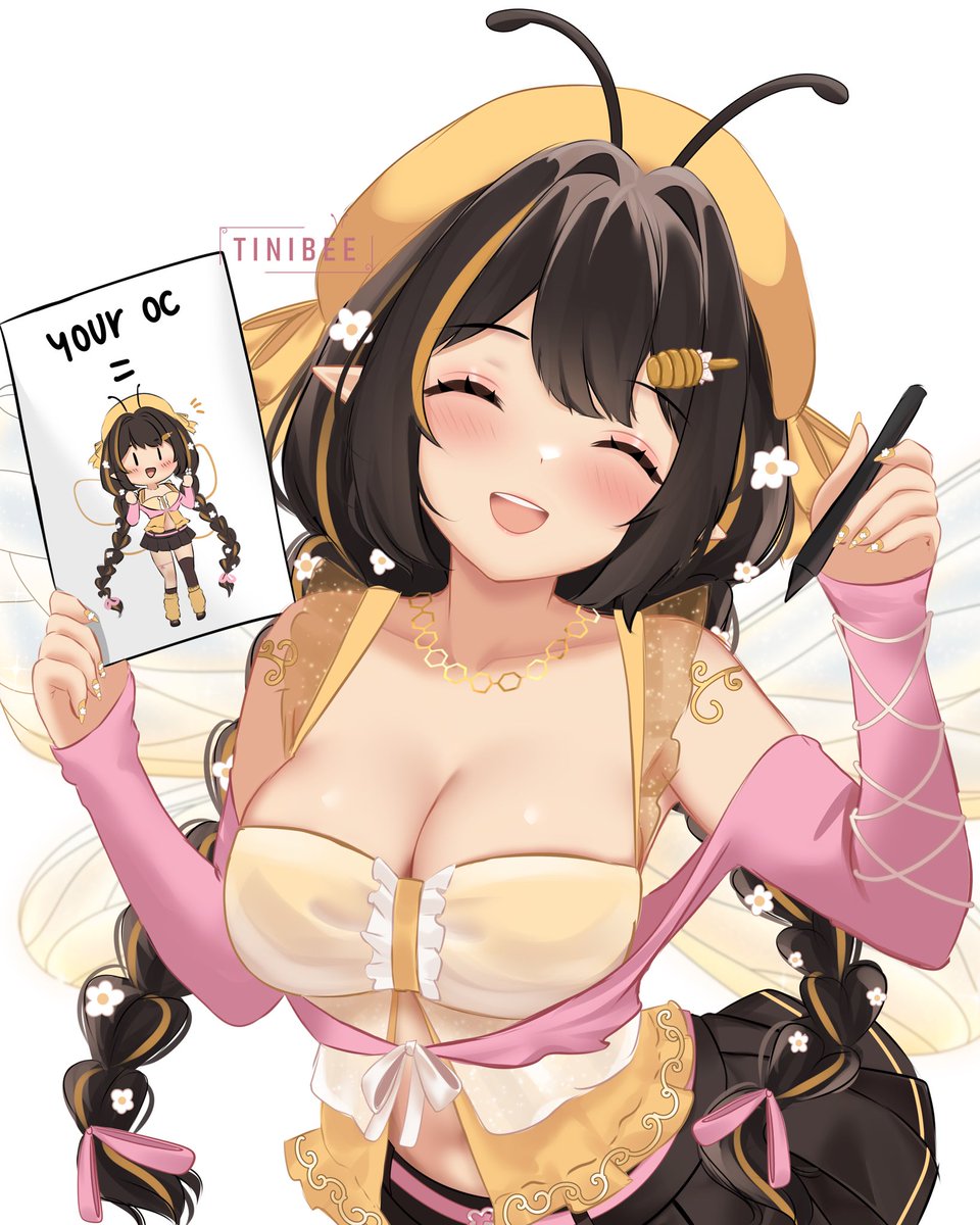 tinibee's tweet image. ❗️Gib Bee your ref please 🙏
I’ve been feeling a wave of art block and can’t seem to love the art I’ve been working on.
Can u reply with ur oc so I can get some inspo to create some cute pieces? Maybe a lil bit about urself? THANK YOU
♡ + ⟳ appreciated 💛