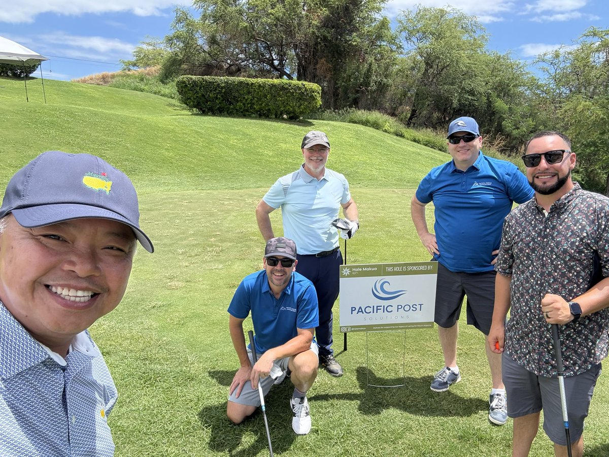 Maui - sponsored a hole with PacPost 🤙🏼