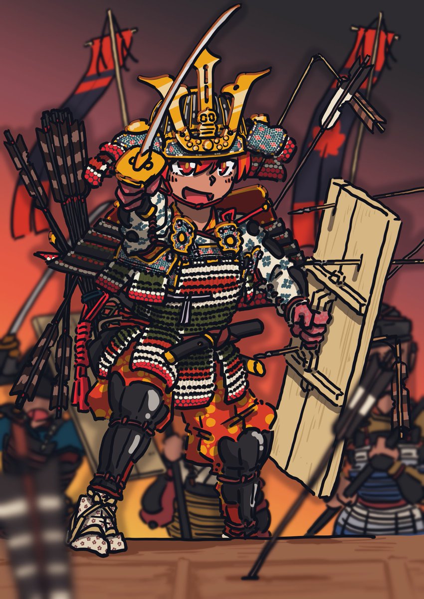 ww2doitugun's tweet image. #一次創作祭り夏の陣2025
甲冑創作メイン
