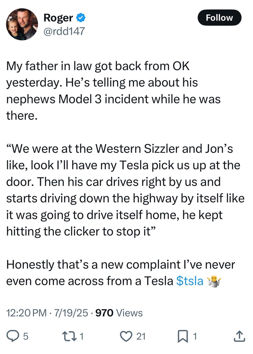ray4tesla's tweet image. My Model X has summon feature, which is only intended to be used on private properties and has a limited range within my sight. Never heard it can somehow drive down the highway by itself. @rdd147 must be very lucky to know all those unfortunate stories he posts nonstop.