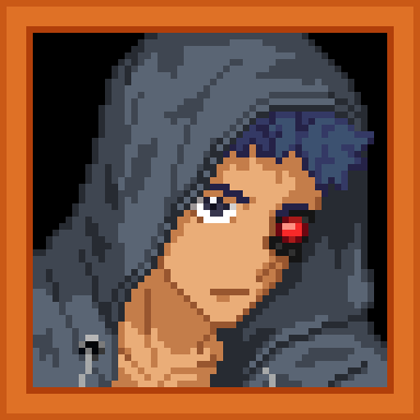 Degranon's tweet photo. These two don't see eye to eye.

#starbound #pixelart #portrait https://t.co/mvzyGhhoMJ