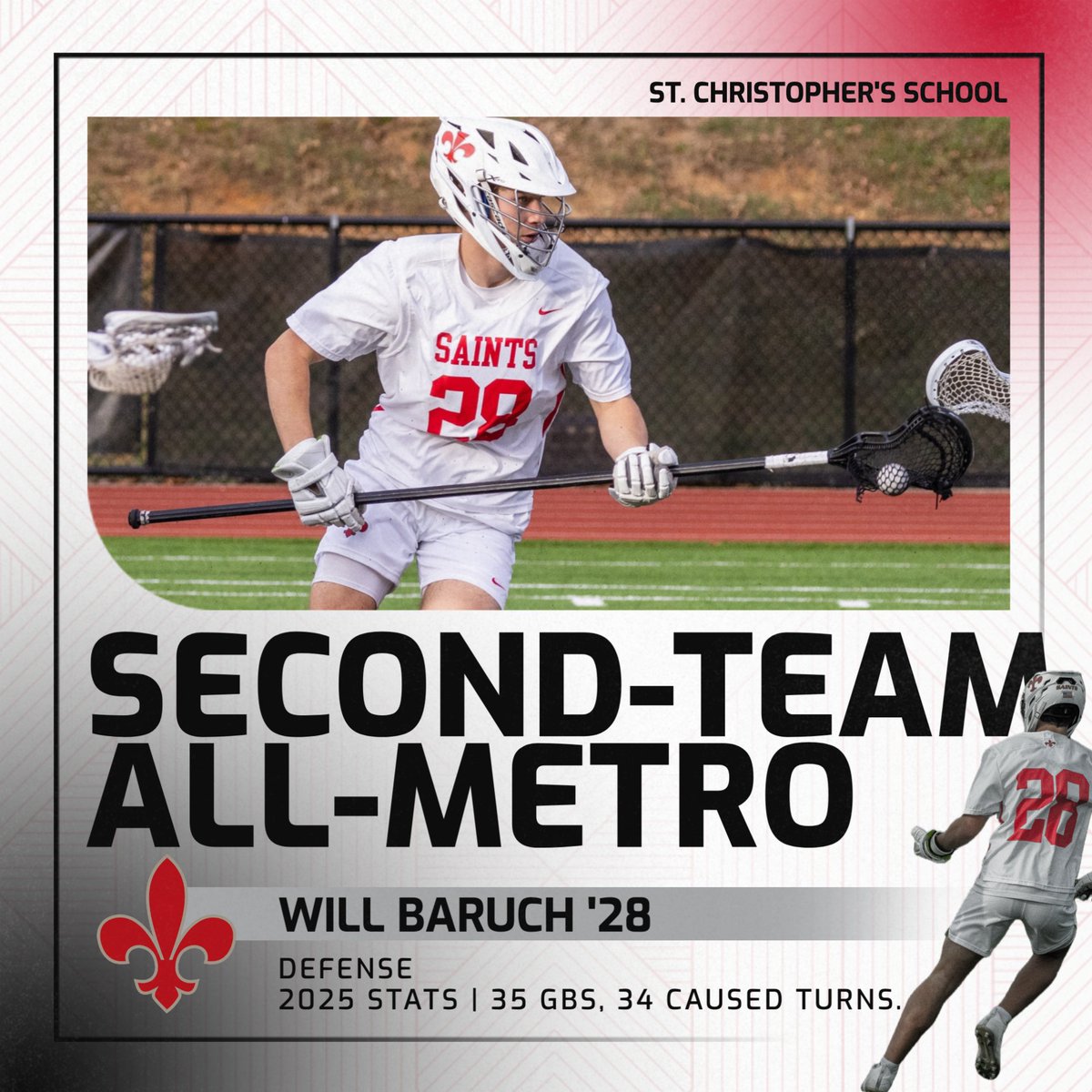 Lacrosse
StC's second-team All-Metro picks...
Charlie Edmonds '26, James Ayers '26 and Will Baruch '28.
(2/2)
#StCVALax