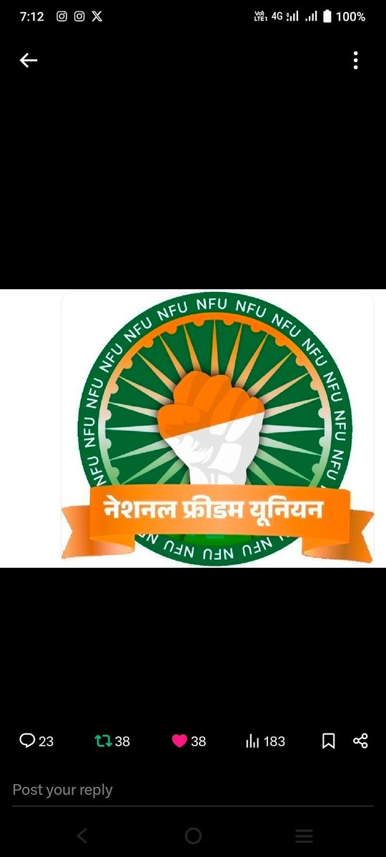 Hemant choudhary (@hemantc18587286) on Twitter photo आज #रविवार है आप सभी को पता है कि आज <a href="/NFUofficial1/">नेशनल फ्रीडम यूनियन ऑफिशल</a> के सभी साथियों को आपस मे जोड़ना रहता है इसलिए सभी इस #ट्वीट को #रीट्वीट करें रीट्विट करने वाले एक दूसरे को ईमानदारी से #फॉलो कर ले🙏
#नेशनल_फ्रीडम_यूनियन
<a href="/HEMANTC18587286/">Hemant choudhary❣️</a>
<a href="/JATbera1/">Bhera ram</a> आज #रविवार है आप सभी को पता है कि आज <a href="/NFUofficial1/">नेशनल फ्रीडम यूनियन ऑफिशल</a> के सभी साथियों को आपस मे जोड़ना रहता है इसलिए सभी इस #ट्वीट को #रीट्वीट करें रीट्विट करने वाले एक दूसरे को ईमानदारी से #फॉलो कर ले🙏
#नेशनल_फ्रीडम_यूनियन
<a href="/HEMANTC18587286/">Hemant choudhary❣️</a>
<a href="/JATbera1/">Bhera ram</a>