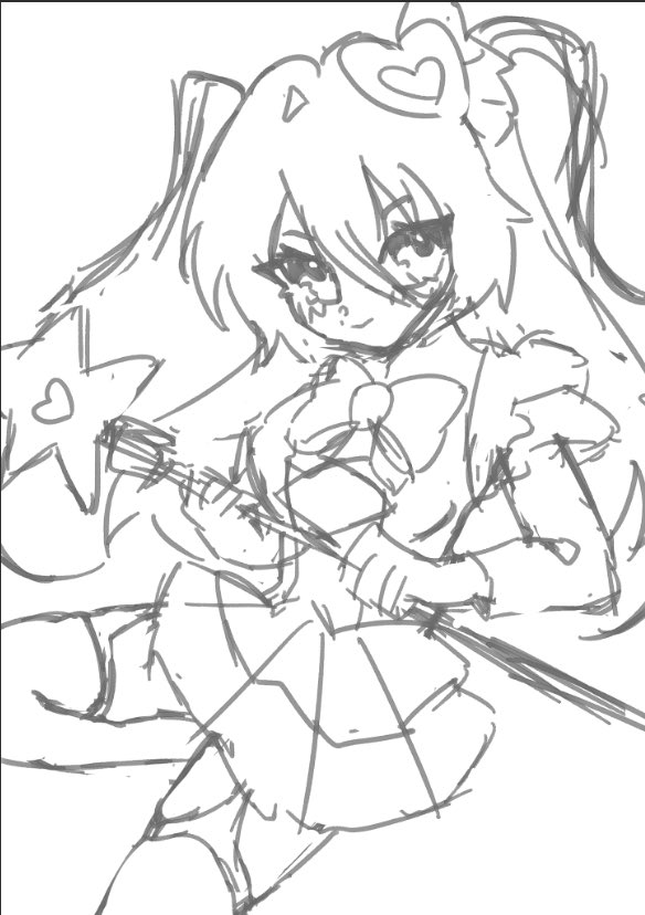 sonogashi's tweet image. 描いてはいる
