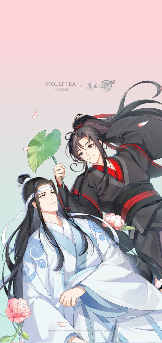 wangxiangallery's tweet image. OFFICIAL WALLPAPER FROM MOLLY TEA x MDZS!! ❤️💙 weibo.com/7577524421/518…