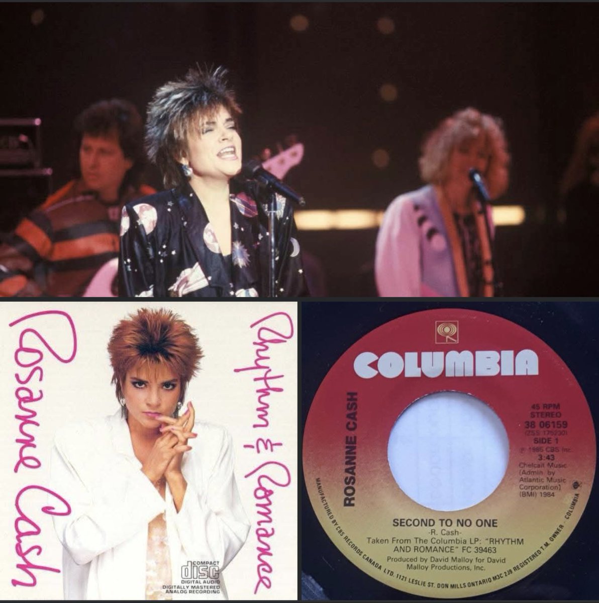 JeremyLeeTweets's tweet image. On this day in 1986, Rosanne Cash released her song Second to No One! She wrote this song including it on her 5th studio album Rhythm and Romance hitting #5 on the Country Charts in the US and #4 in Canada. Do you remember this song?
#OnThisDay #rosannecash #countrymusic #80s