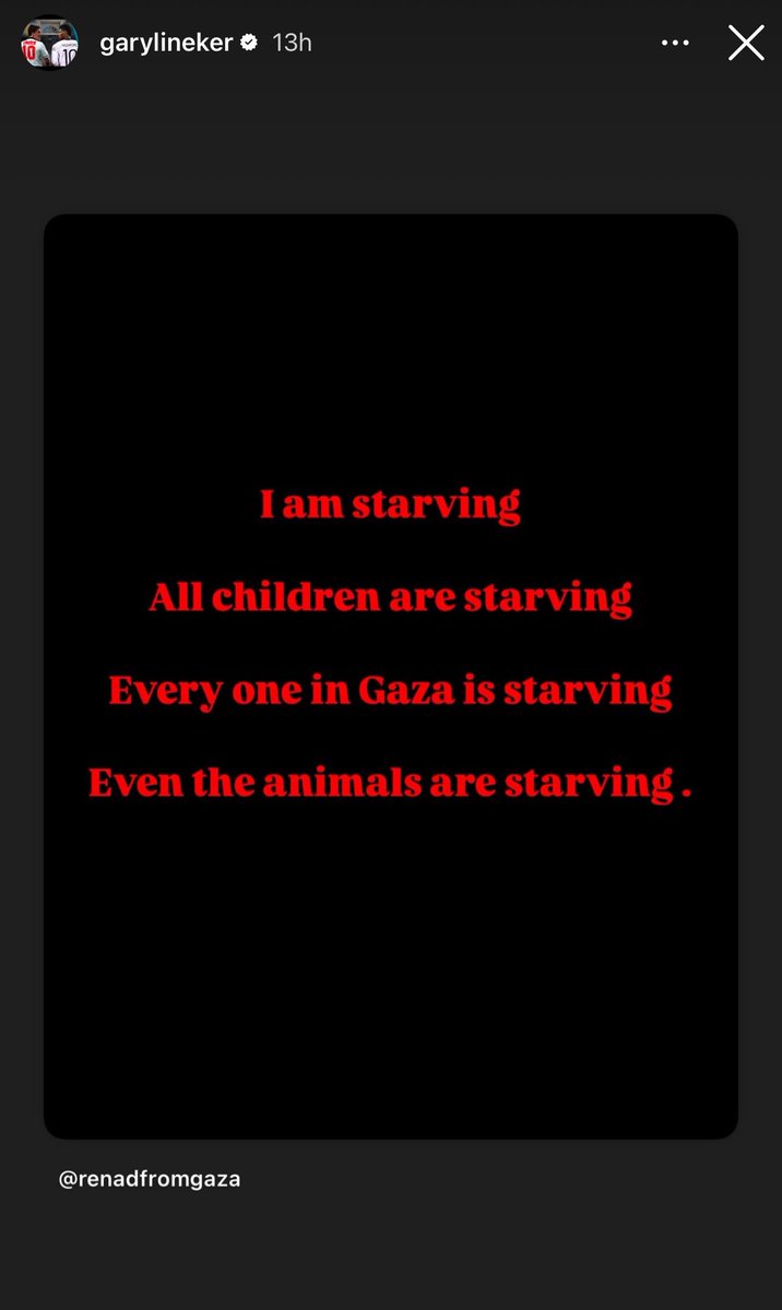 📱🇵🇸 Gary Lineker on Instagram: