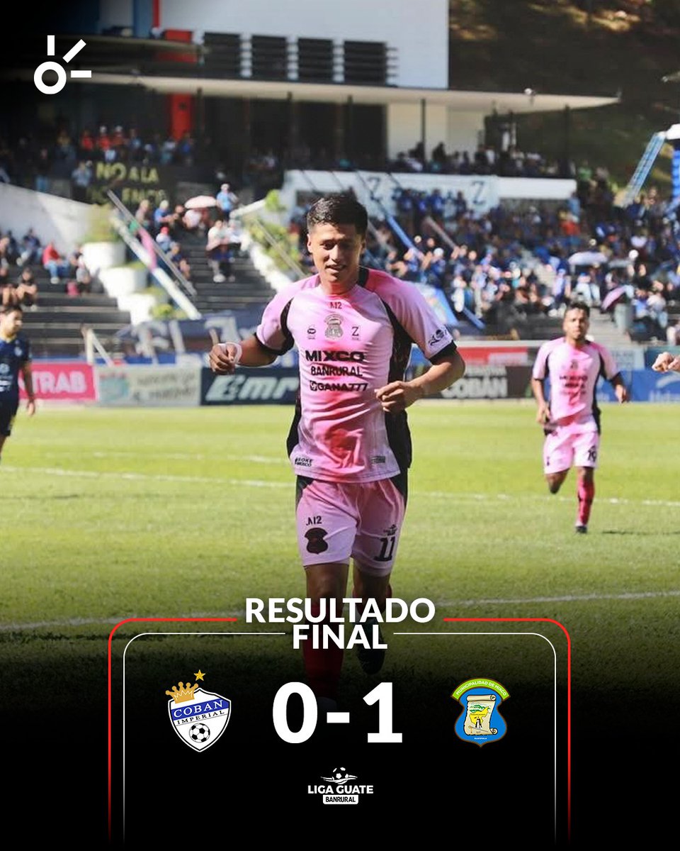 ¡Mixco da el primer golpe del torneo! 🐷🔥

Con gol de Yonatan Pozuelos, los chicharroneros vencieron 1-0 a Cobán Imperial en el José Ángel Rossi, en el arranque del Torneo Apertura 2025.

🔴 Urizar fue expulsado al 88’ en el equipo local.
#LigaGuate