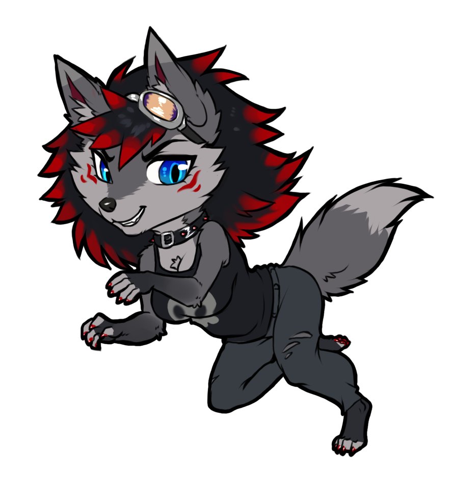 Something more on the cute side this post~ Some cute doodles I got of Wolf Angelina &amp; NovaWolf Angelina~♥ Art by <a href="/Darkstoneshines/">shapeshifterprincess</a>