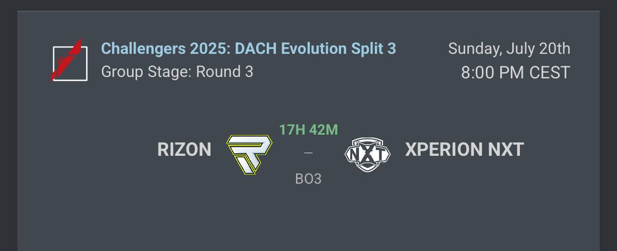 Matchday vs <a href="/XPERION_NXT/">XPERION NXT</a> 🫡

⏰: 20:00 CET
📺: twitch.tv/valorantleague…