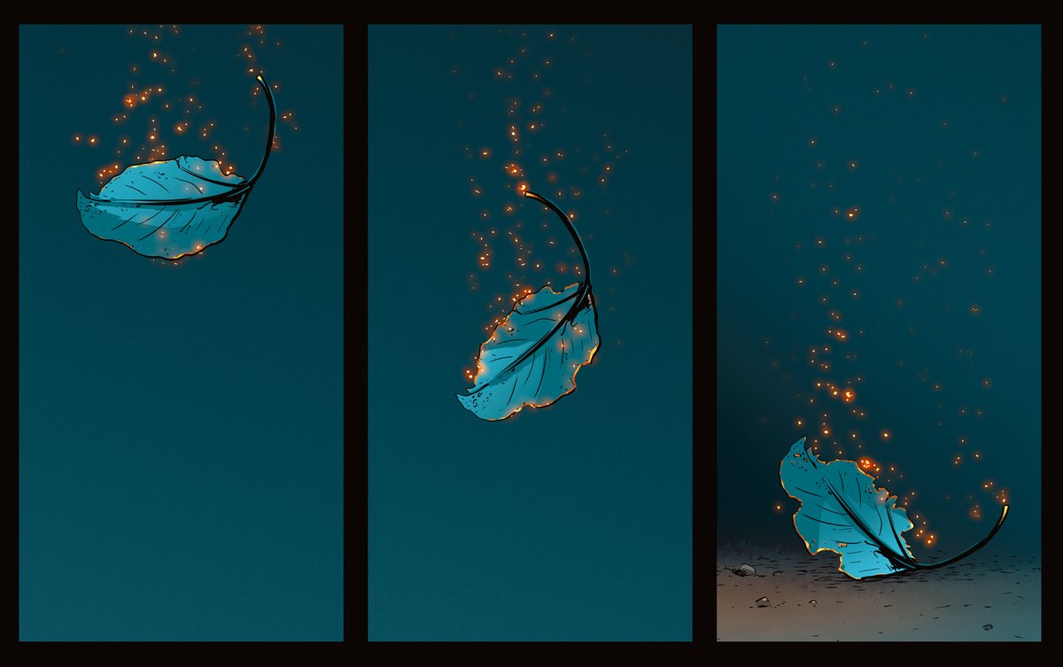 thelucentcomic's tweet image. A tree breaks not its bole to catch a falling leaf. For what hope do spring buds have of blooming on a fallen tree?