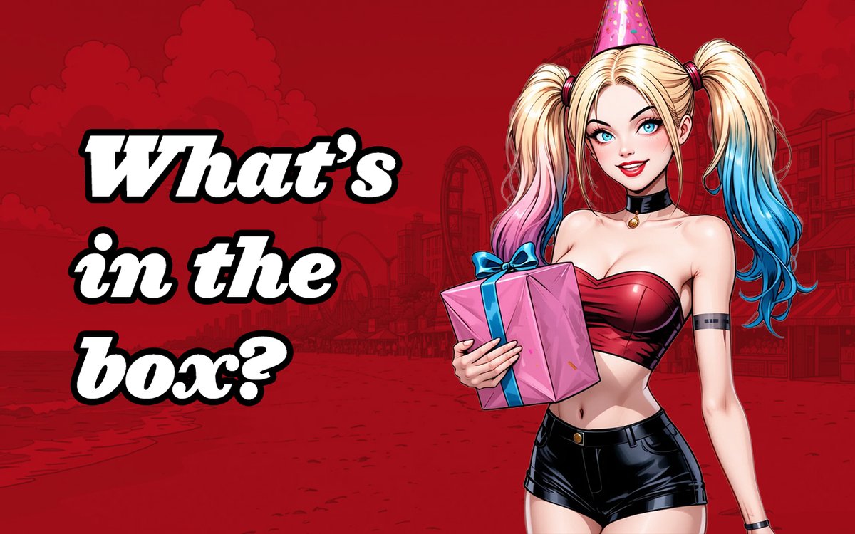 Time ta revive a classic game I used ta play on here.

I've got somethin' in my box and you've gotta guess what it is - it's somethin' related to the party 😉

You can ask questions, but I can only say "yes", "no" or "hyena" if I don't know.  

Guess away!

#HarleysBirthdayBash