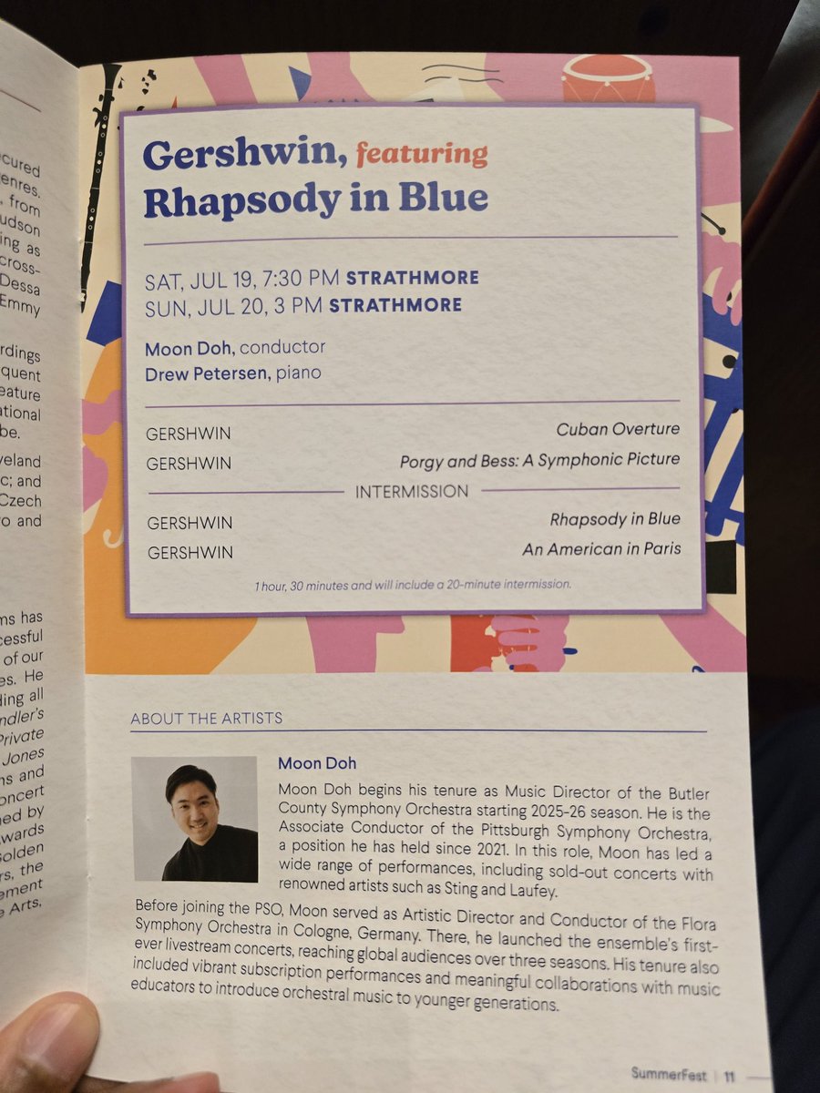 Baltimore Symphony Orchestra concert with the parents! An evening of Gershwin. <a href="/BaltSymphony/">Baltimore Symphony Orchestra</a>