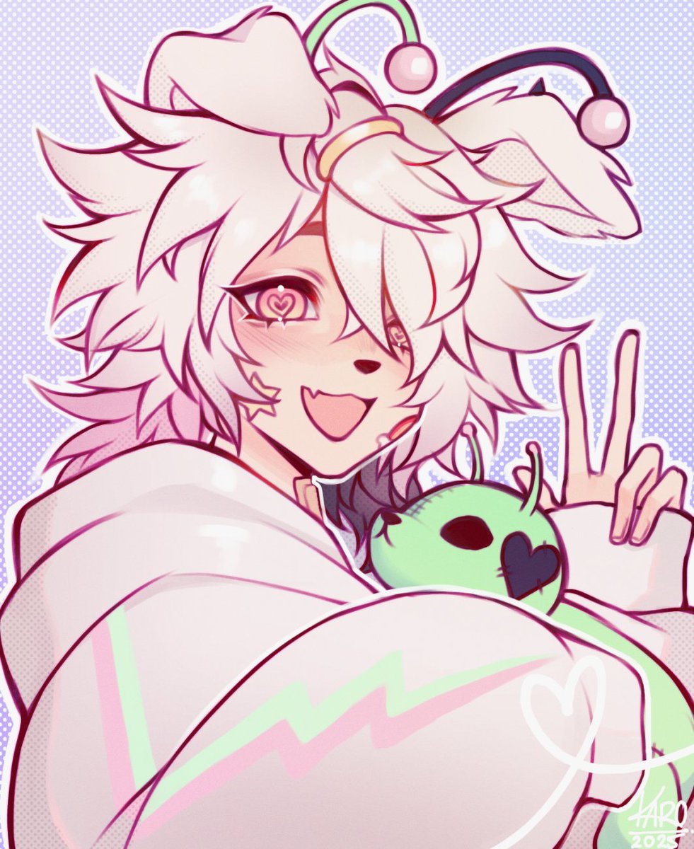 Artfight attack for <a href="/b0yada/">B0yada</a> 👽
-
It feels like forever since I've drawn things like this and it's been a blast to explore this style again :D i love art fight 
-
#artfight2025