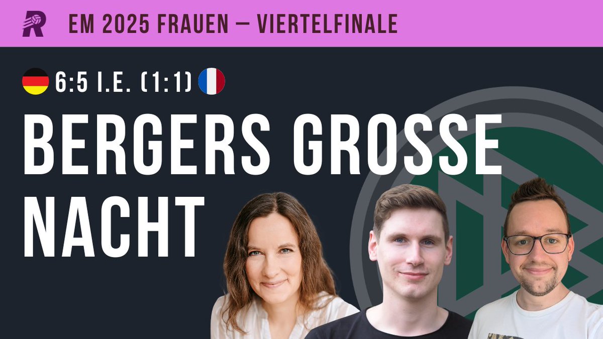 Rasenfunk (@rasenfunk) on Twitter photo Von diesem Spiel werden wir noch lange sprechen! Lisa Seiler und <a href="/JustinKraft/">Justin Kraft 🏳️🌈</a> zu überraschenden Aufstellungen, einer verfluchte Position, Ann-Katrin Bergers Glanztaten und einer riskanten Wechseltaktik: rasenfunk.de/nationalteams/… #FRAGER #WEURO2025 Von diesem Spiel werden wir noch lange sprechen! Lisa Seiler und <a href="/JustinKraft/">Justin Kraft 🏳️🌈</a> zu überraschenden Aufstellungen, einer verfluchte Position, Ann-Katrin Bergers Glanztaten und einer riskanten Wechseltaktik: rasenfunk.de/nationalteams/… #FRAGER #WEURO2025
