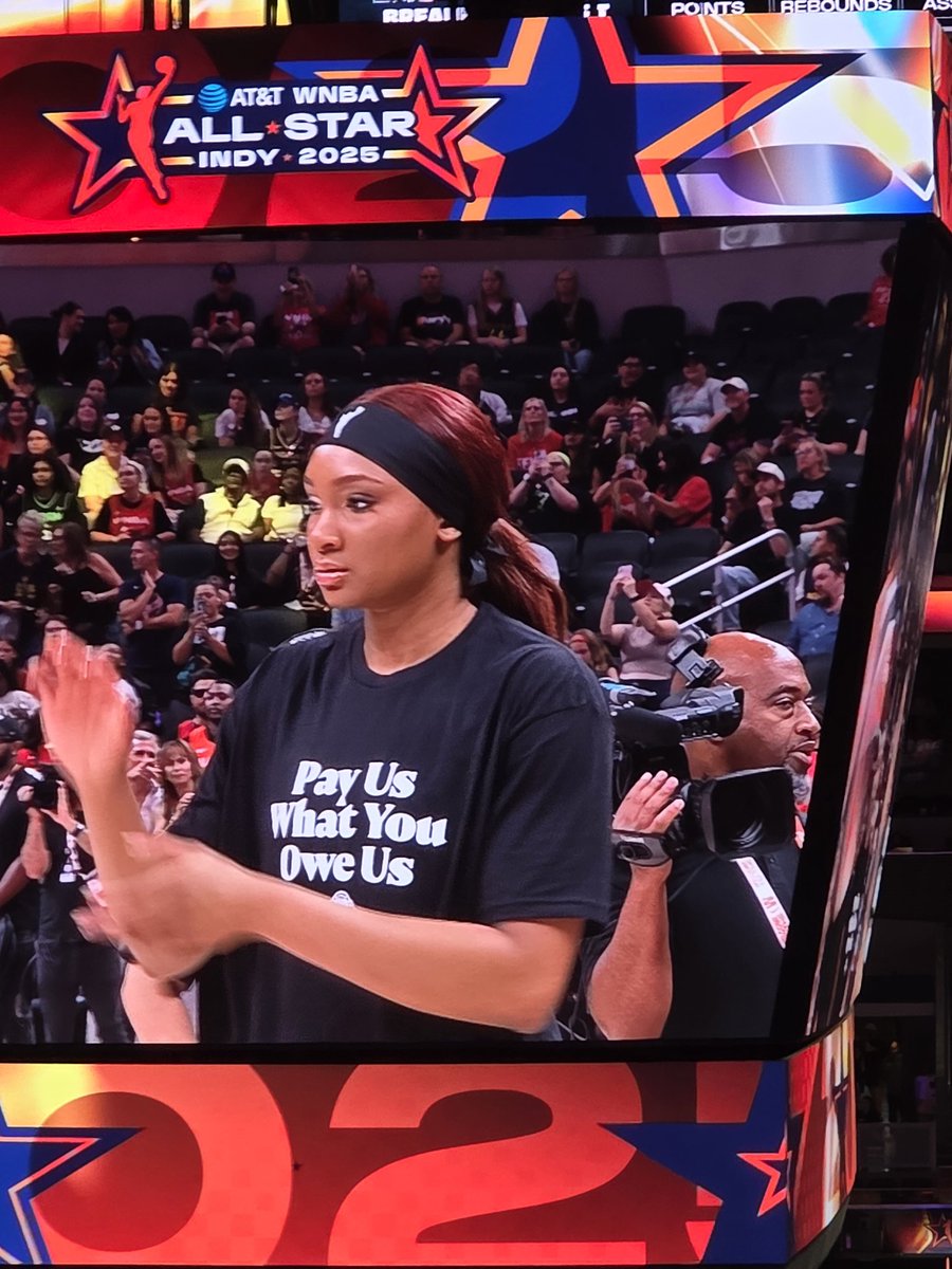 cwetzel31's tweet image. Iconic warmup shirts for WNBA All Star