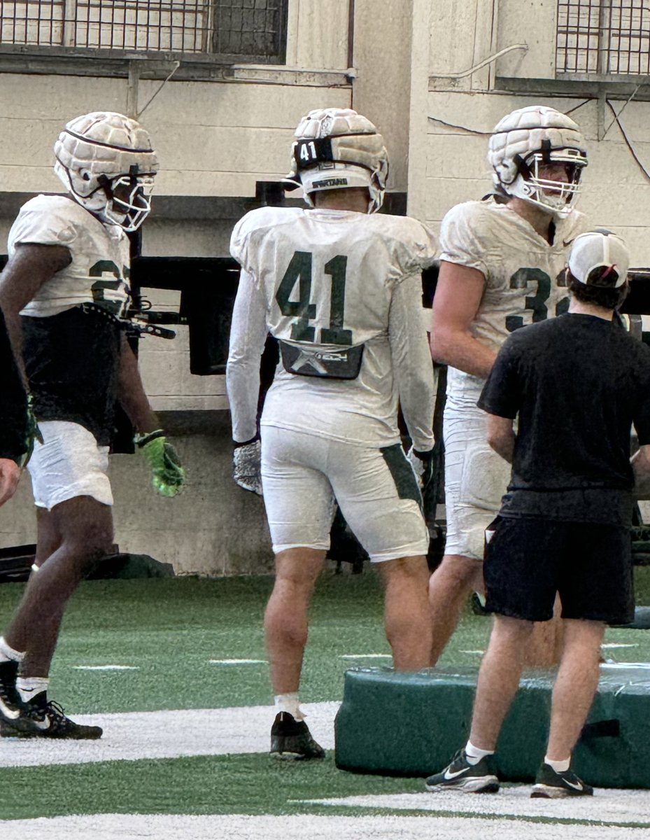 Emmett Matasovsky (@e_matasovsky57) on Twitter photo Today marks 41 days until Michigan State football returns. The 41 is worn by redshirt sophomore EDGE David Santiago.
Santiago transfers in from Air Force, where he had 38 tackles with 3.5 sacks in 10 games in 2024.
First photo courtesy of <a href="/BenSchadel/">Ben Schadel</a>! Today marks 41 days until Michigan State football returns. The 41 is worn by redshirt sophomore EDGE David Santiago.
Santiago transfers in from Air Force, where he had 38 tackles with 3.5 sacks in 10 games in 2024.
First photo courtesy of <a href="/BenSchadel/">Ben Schadel</a>!