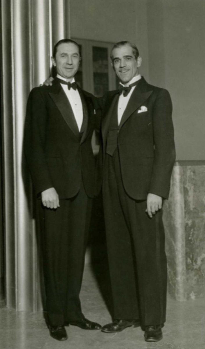 BMTrader's tweet image. #Svengoolie Karloff was once asked to replace Lugosi in a project but declined out of respect. In some cases, he reportedly pushed producers to give Lugosi work, especially when Lugosi’s career and health were in decline