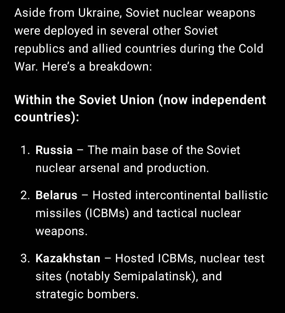 RulesBasedOrder's tweet image. So based on this logic Kazakhstan should be a nuclear power today.